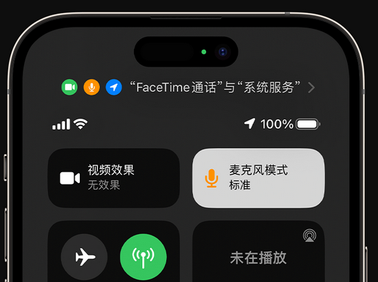 林口苹果授权维修网点分享iPhone在通话时让你的声音更清晰 