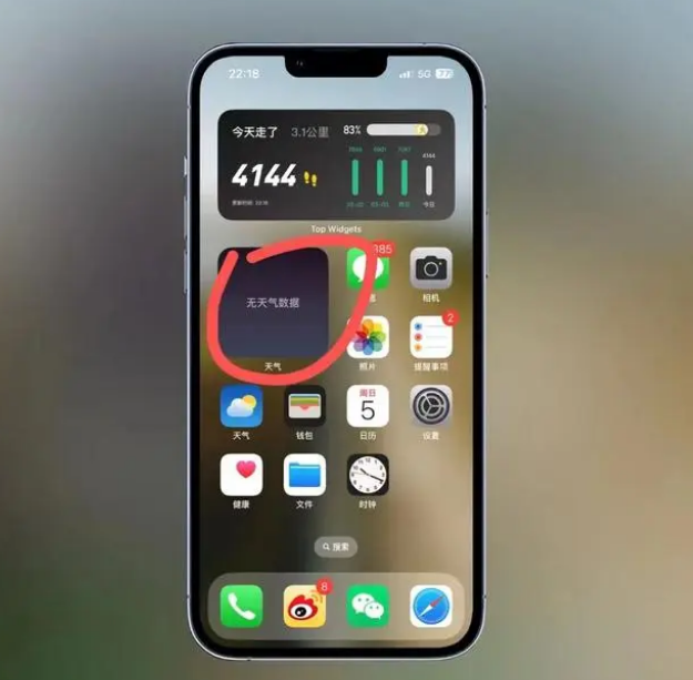 林口苹果手机维修分享:iOS16主屏幕天气小组件无法正常工作怎么办？ 