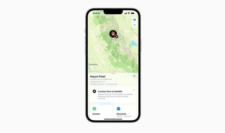 林口苹果14维修分享iPhone14系列中 FindMy功能通过卫星分享位置方法教程 