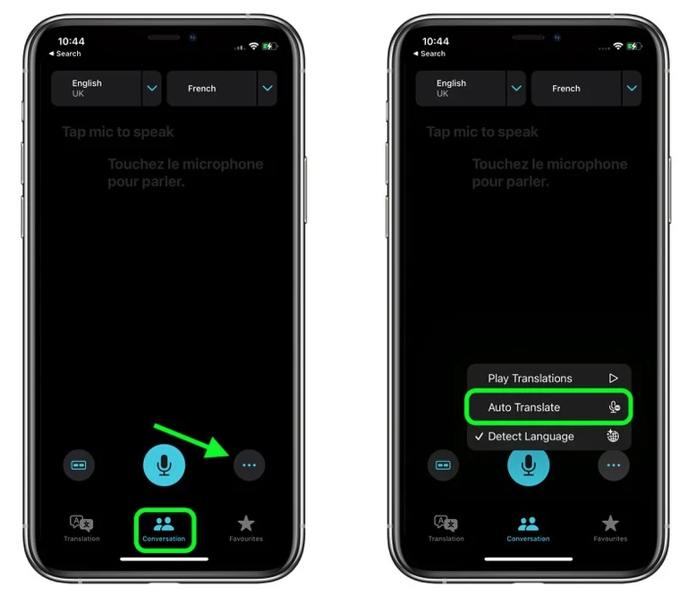 林口苹果手机维修分享iOS 15 “翻译” App 新改进 